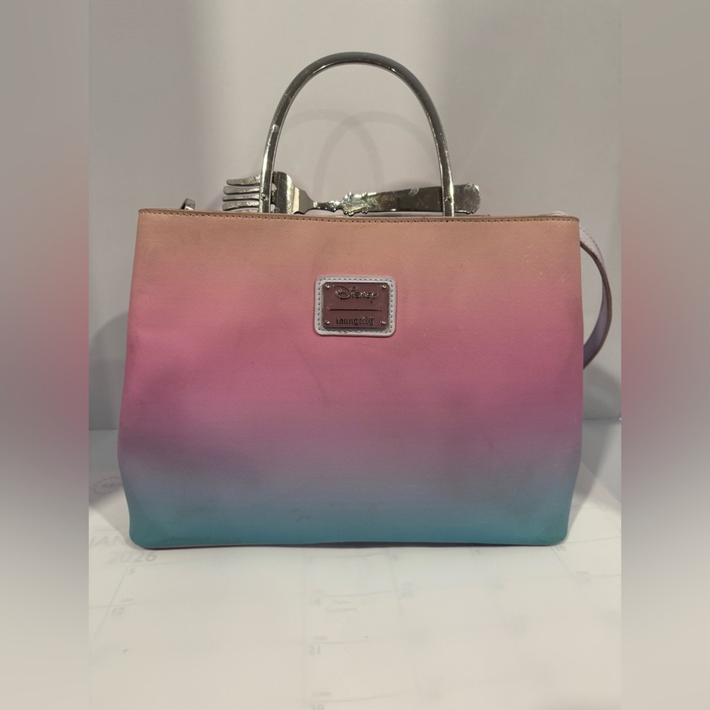Loungefly Disney The Little Mermaid Dinglehopper Ombre Bag - Picture 4 of 10